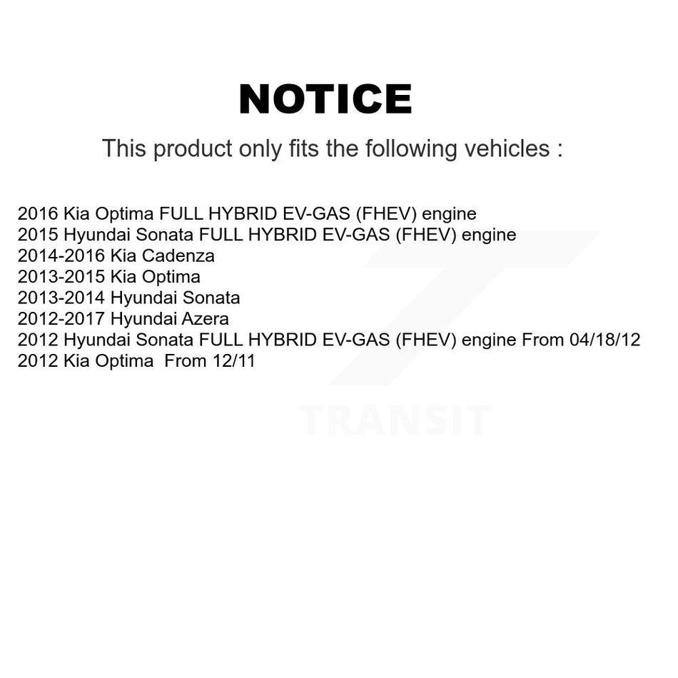 Front Suspension Link Pair For Hyundai Sonata Kia Optima Azera Cadenza K72-100232