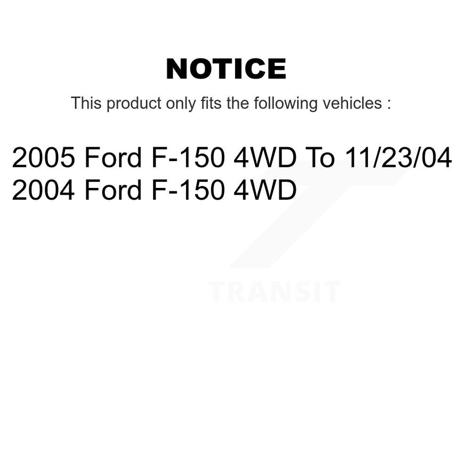 Front Suspension Link Pair For Ford F-150 Heritage 4WD K72-100243