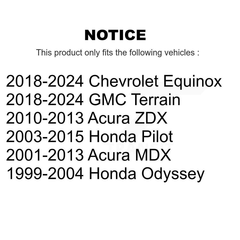 Front Suspension Link Pair For Honda Pilot Chevrolet Equinox Acura MDX Odyssey GMC Terrain ZDX K72-100276