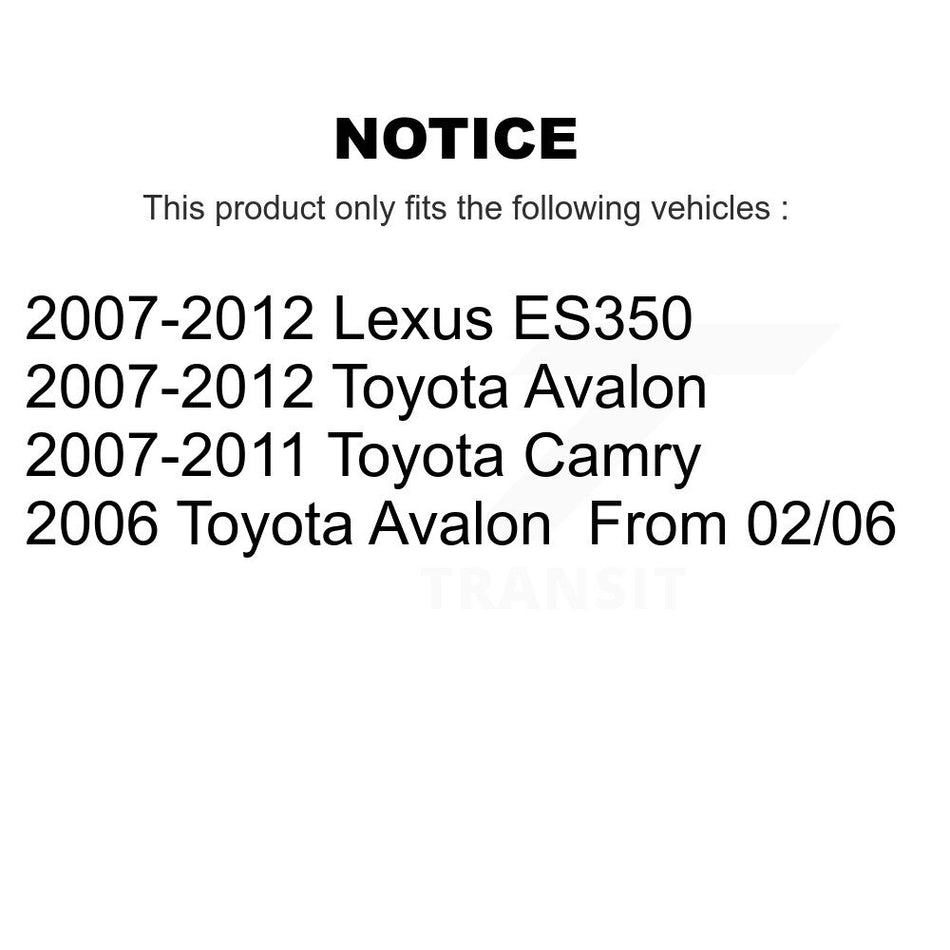 Rear Suspension Link Pair For Toyota Camry Lexus ES350 Avalon K72-100341
