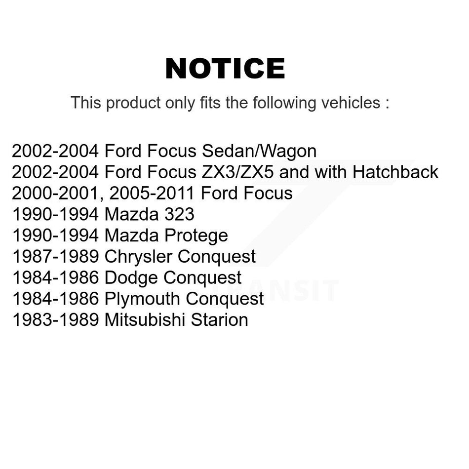 Rear Suspension Link Pair For Ford Focus Mazda Protege Mitsubishi Starion K72-100389