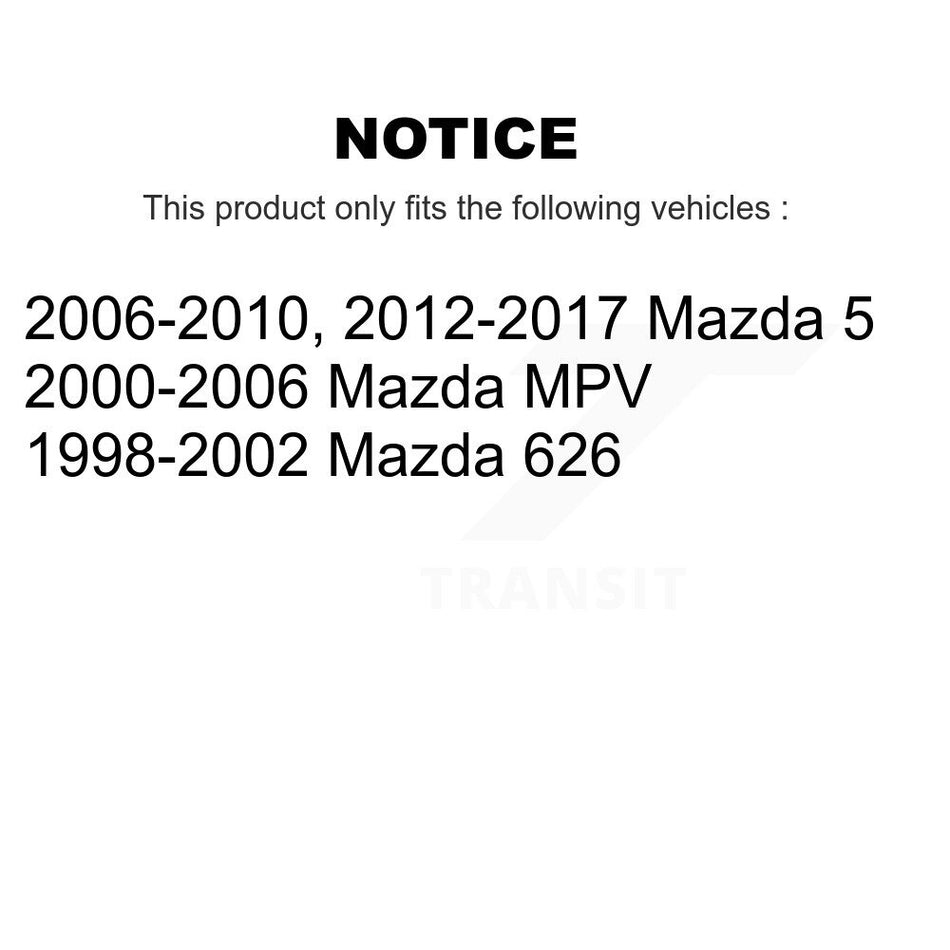 Front Suspension Ball Joints Pair For Mazda 3 5 MPV 626 Sport K72-100449