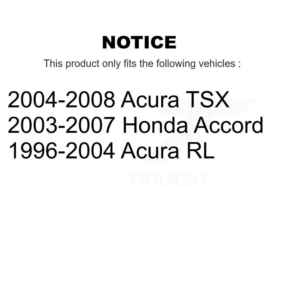 Front Suspension Ball Joints Pair For Honda Accord Acura TSX K72-100497