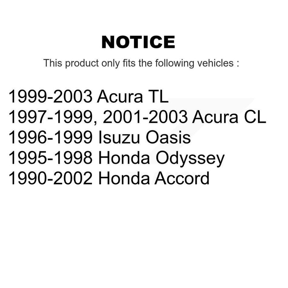Front Suspension Ball Joints Pair For Honda Accord Acura TL CL Odyssey Isuzu Oasis K72-100538