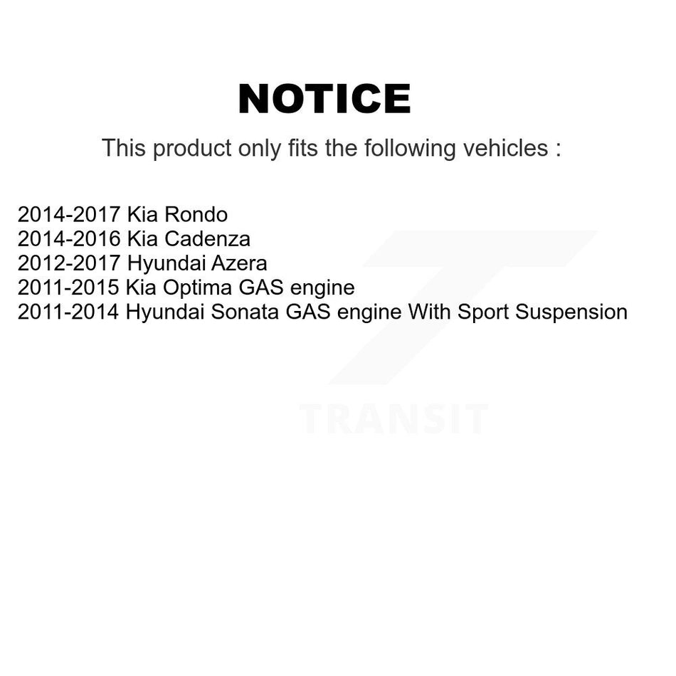 Front Suspension Ball Joint And Tie Rod End Kit For Hyundai Sonata Kia Optima Cadenza Azera K72-100892