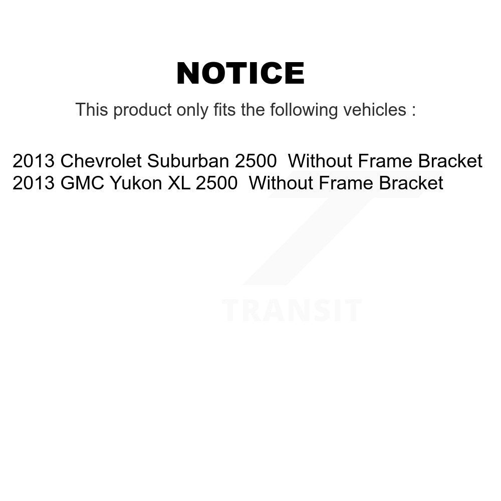 Front Tie Rod End Idler Arm Pitman Kit For Chevrolet Suburban 2500 GMC Yukon XL K72-101276