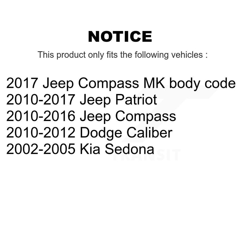 Rear Suspension Link Pair For 2002-2005 Kia Sedona K72-101310
