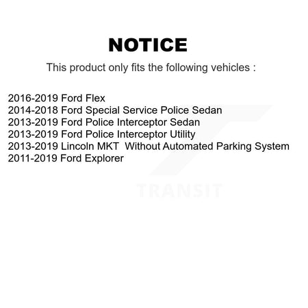 Front Outer Tie Rod End Pair For Ford Explorer Police Interceptor Utility Flex Sedan MKT K72-101342