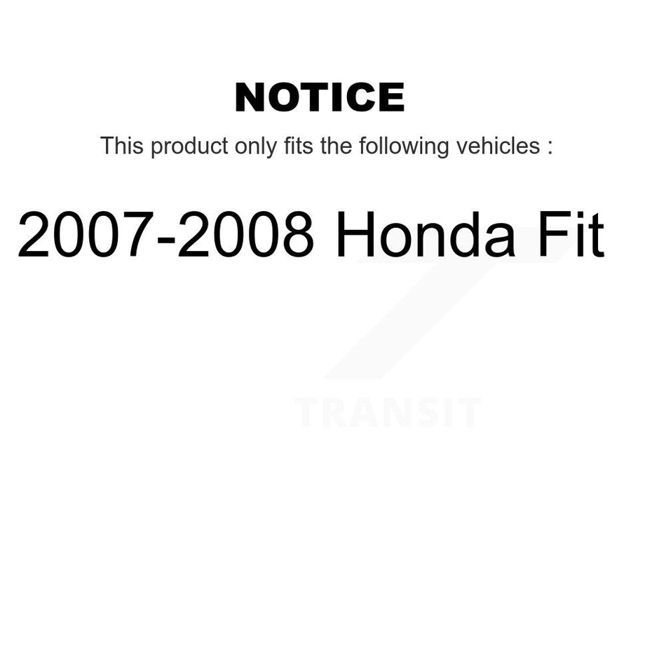 Front Outer Steering Tie Rod End Pair For 2007-2008 Honda Fit K72-101349