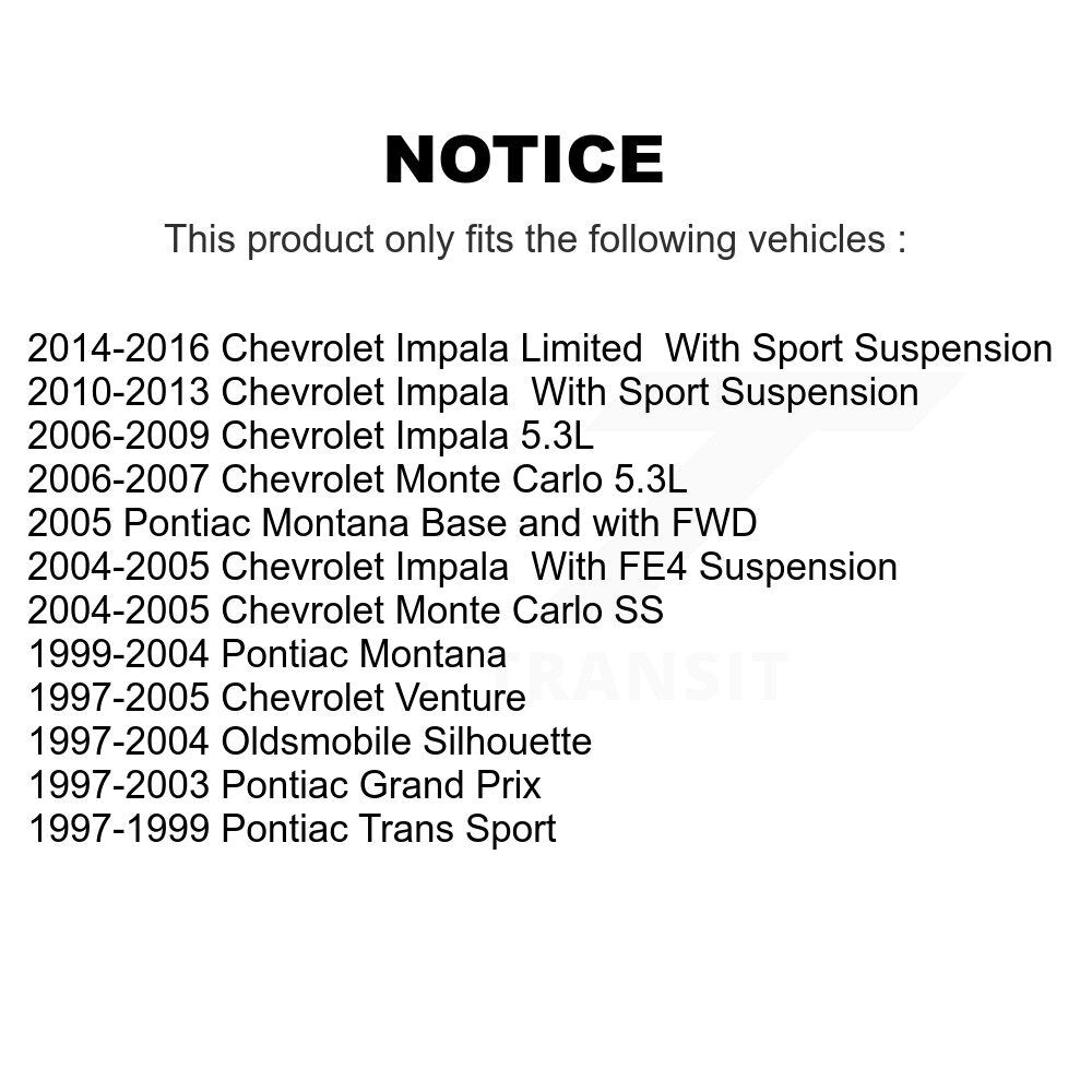 Front Outer Tie Rod End Pair For Chevrolet Impala Pontiac Montana Venture Grand Prix K72-101359