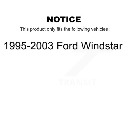 Front Outer Steering Tie Rod End Pair For 1995-2003 Ford Windstar K72-101360