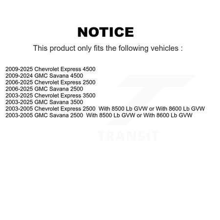 Front Inner Steering Tie Rod End Pair For GMC Chevrolet Savana 2500 Express 3500 4500 K72-101405