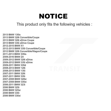 Front Inner Tie Rod End Pair For BMW 328i xDrive X1 323i 335i 128i 328xi 135i 325i Z4 K72-101410