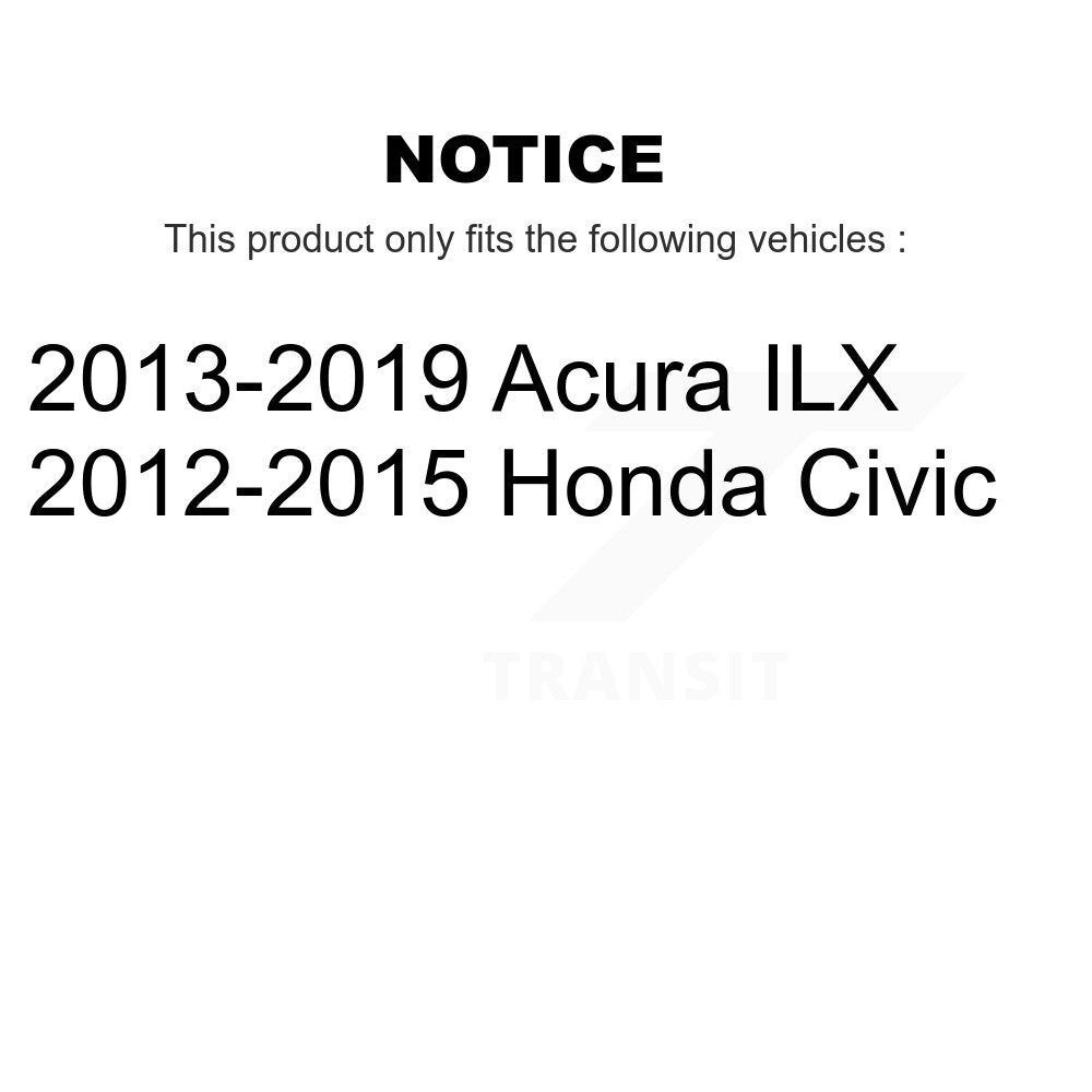 Front Outer & Inner Steering Tie Rod End Kit For Honda Civic Acura ILX K72-101428