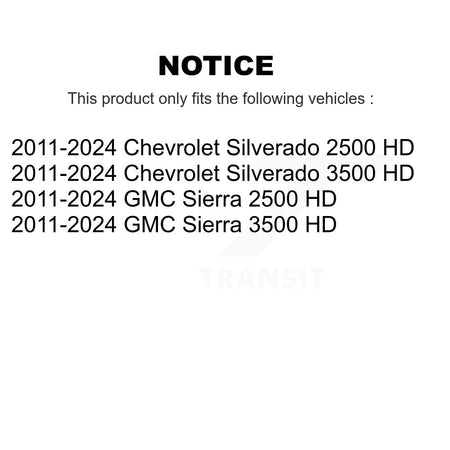 Front Lower Suspension Ball Joints Pair For GMC Chevrolet Sierra 2500 HD 3500 K72-101462