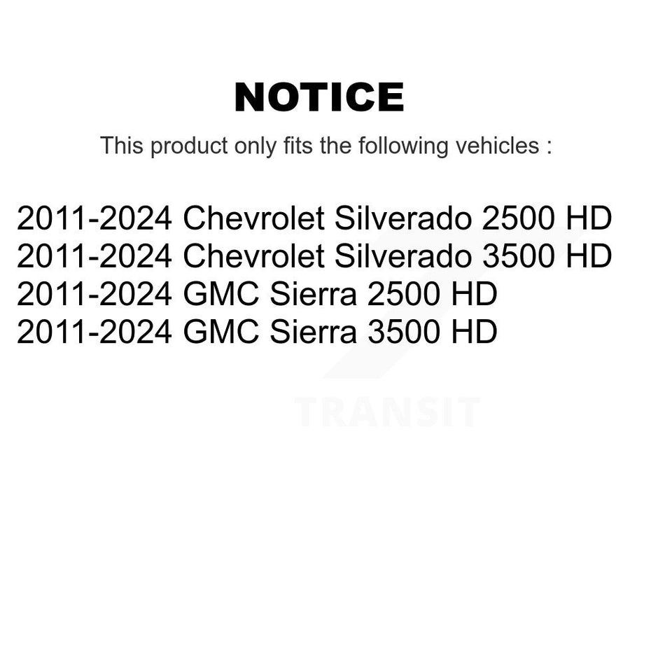 Front Lower Suspension Ball Joints Pair For GMC Chevrolet Sierra 2500 HD 3500 K72-101462