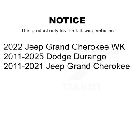 Rear Lower Suspension Ball Joints Pair For Jeep Grand Cherokee Dodge Durango WK K72-101477