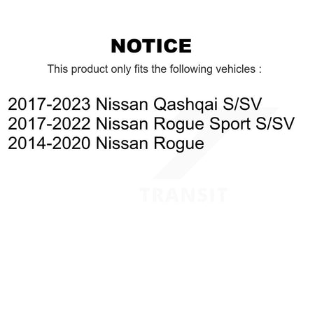 Front Lower Suspension Control Arm Ball Joint Assembly Kit For Nissan Rogue Sport Qashqai K72-101517
