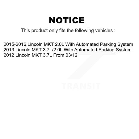 Front Suspension Control Arm And Ball Joint Tie Rod End Link Kit (8Pc) For Lincoln MKT K72-101528