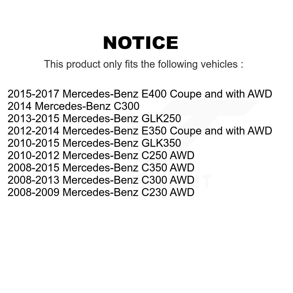 Front Suspension Link Kit For Mercedes-Benz C300 GLK350 GLK250 C350 C250 E350 E400 C230 K72-101552