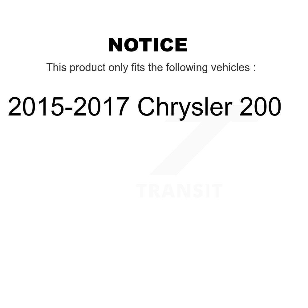 Rear Suspension Link Kit For 2015-2017 Chrysler 200 K72-101564
