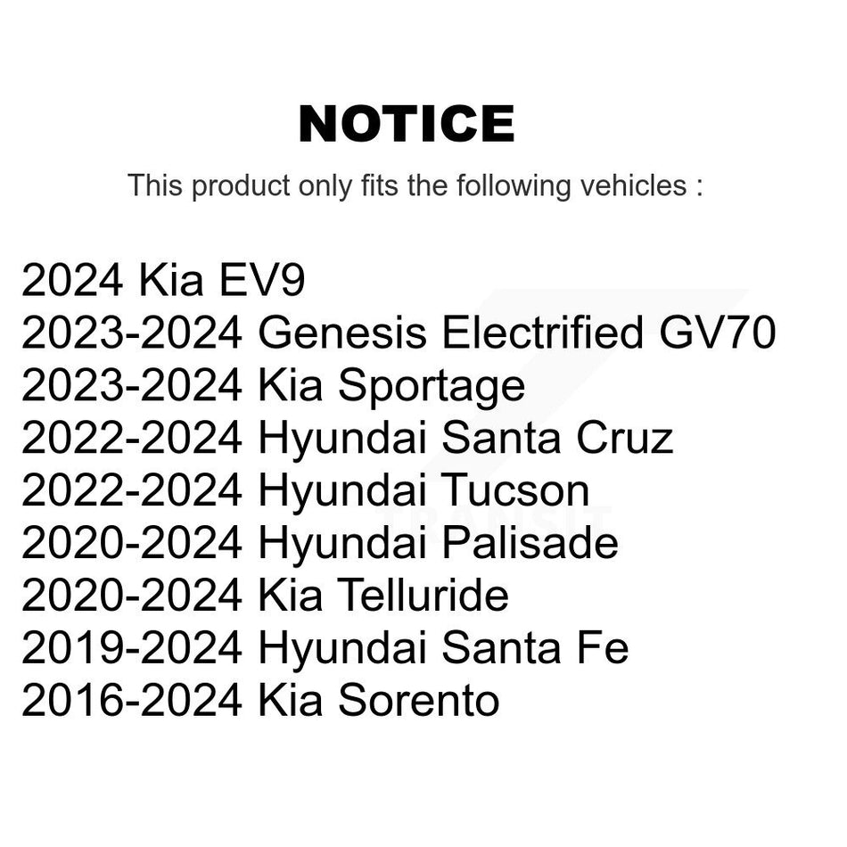 Front Link Pair For Hyundai Kia Sorento Tucson Santa Fe Sportage Palisade Telluride Cruz K72-101567