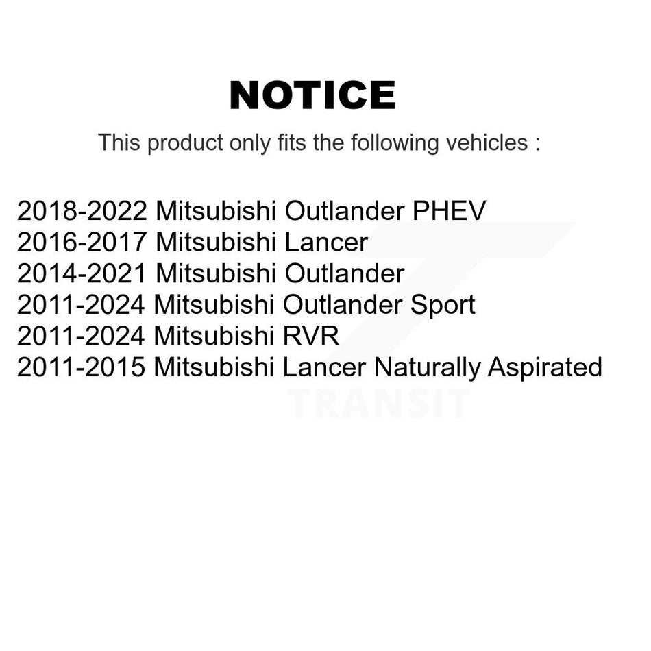 Front Tie Rod End Kit For Mitsubishi RVR Outlander Lancer PHEV Sport K72-101611