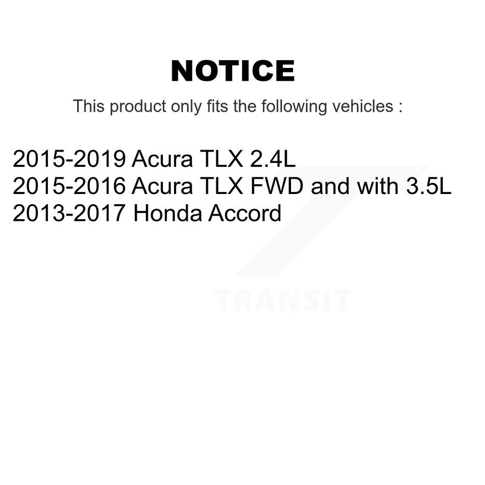 Front Outer Tie Rod End Kit For Honda Accord Acura TLX K72-101630