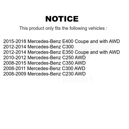 Front Outer Tie Rod End Kit For Mercedes-Benz C300 C350 C250 E400 E350 C230 K72-101631