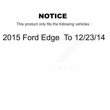 Front Rear Suspension Stabilizer Bar Link Kit For 2015 Ford Edge To 12 23 14 K72-101664