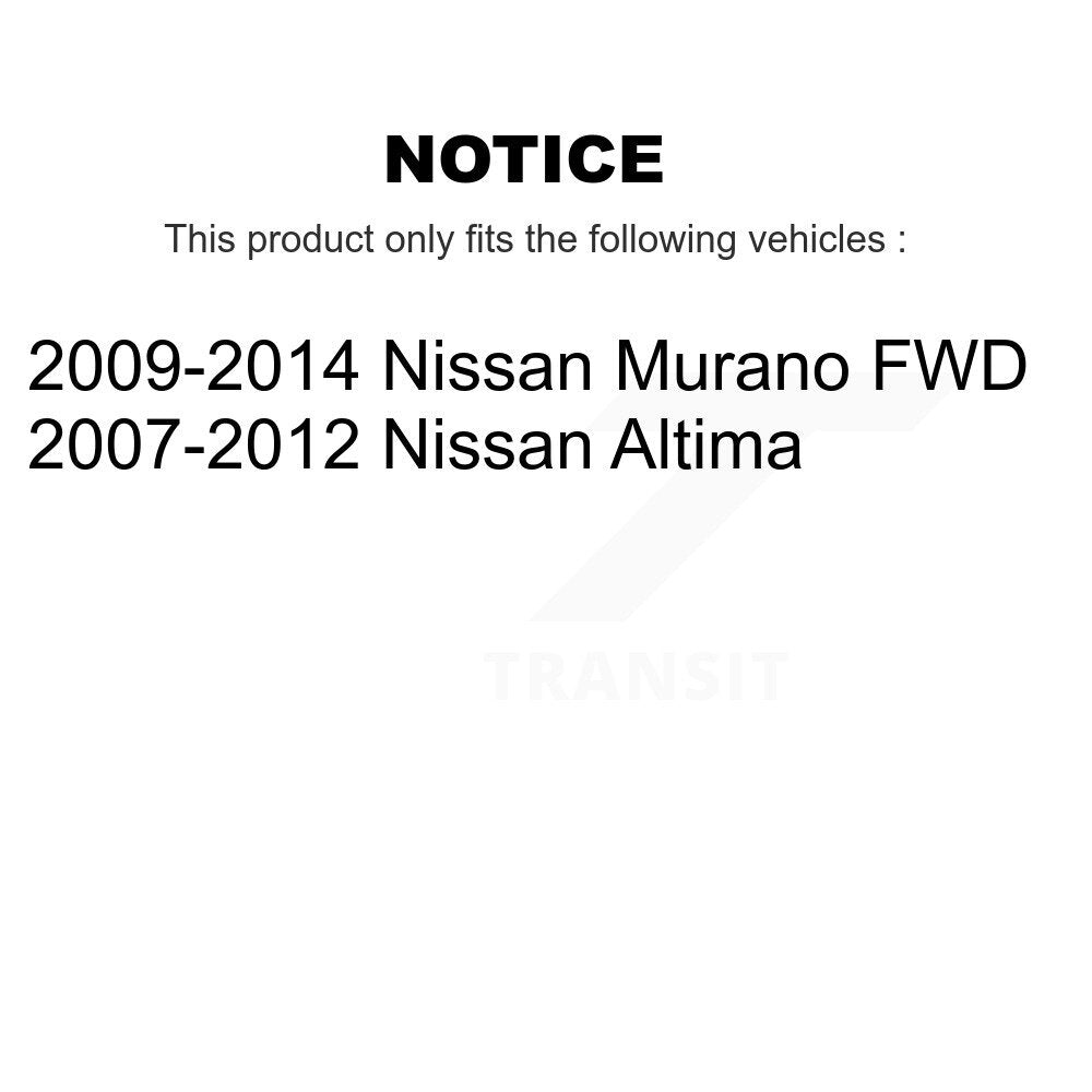 Front Rear Suspension Stabilizer Bar Link Kit For Nissan Altima Murano K72-101681