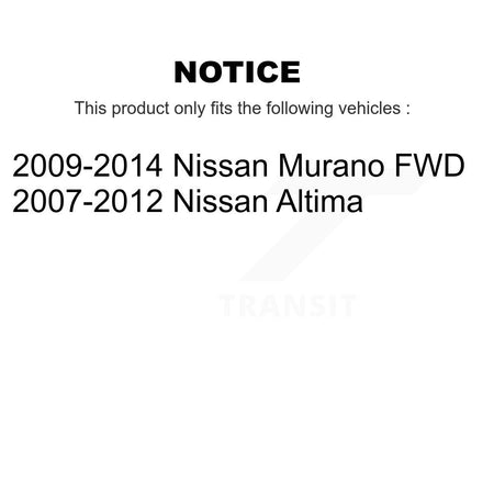 Front Rear Suspension Stabilizer Bar Link Kit For Nissan Altima Murano K72-101681