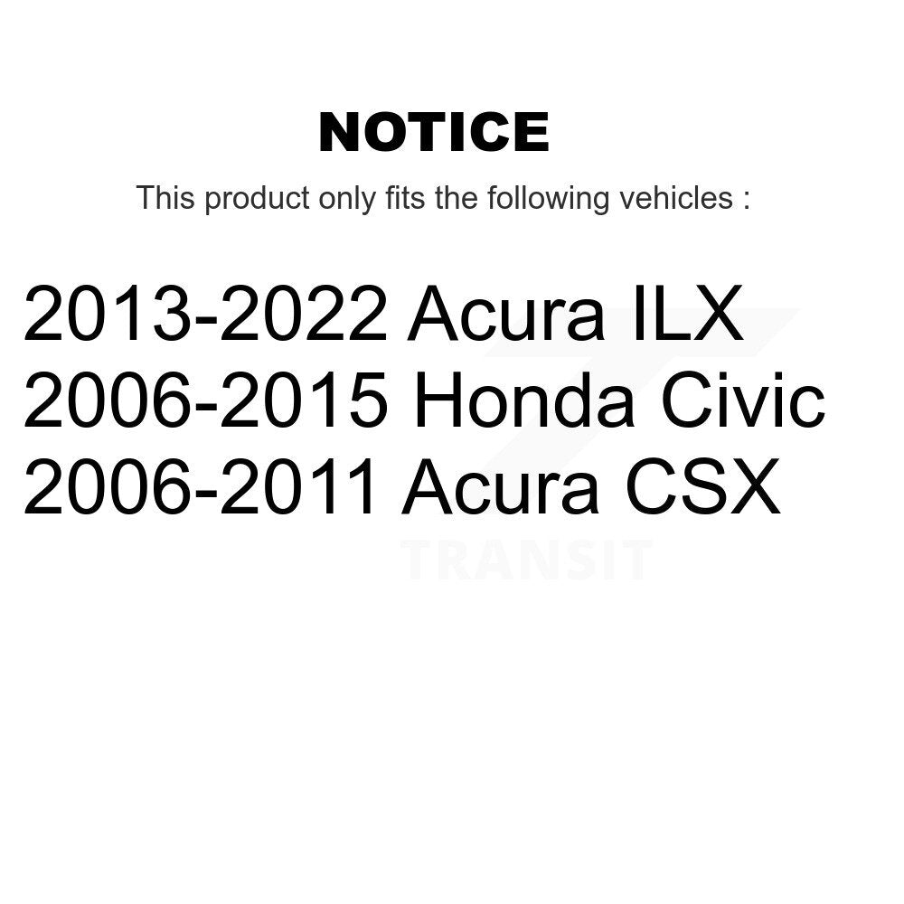 Rear Upper Suspension Control Arm Pair For Honda Civic Acura ILX CSX K72-101706