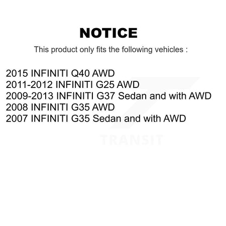 Front Upper Control Arm And Ball Joint Assembly Bar Link Kit For INFINITI G37 G35 G25 Q40 K72-101709