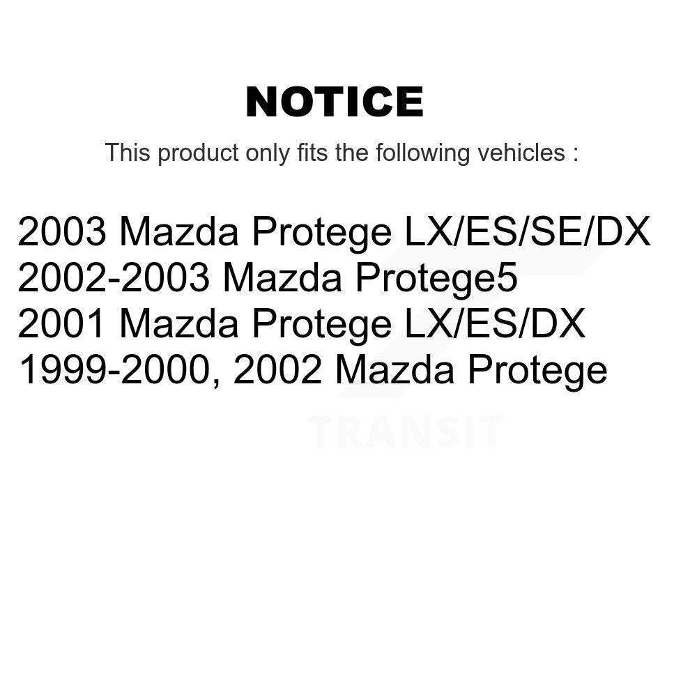 Front Suspension Strut Shock Mounting Pair For Mazda Protege Protege5 K73-100121