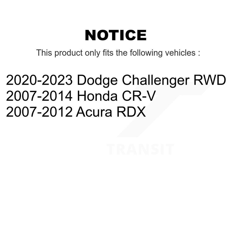 Front Suspension Strut Shock Mounting Pair For Honda CR-V Acura RDX K73-100146