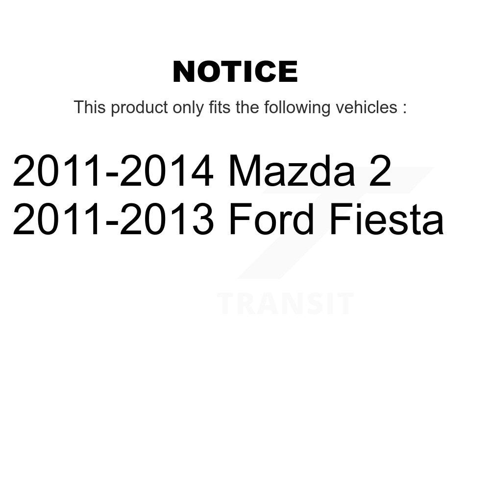Front Suspension Strut Shock Mounting Pair For Ford Fiesta Mazda 2 K73-100160