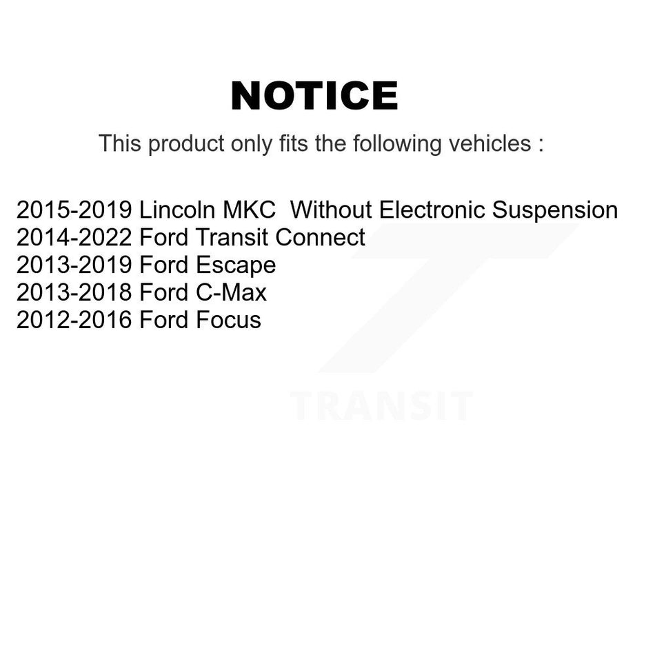 Front Suspension Strut Shock Mounting Pair For Ford Escape Focus Transit Connect Lincoln K73-100168