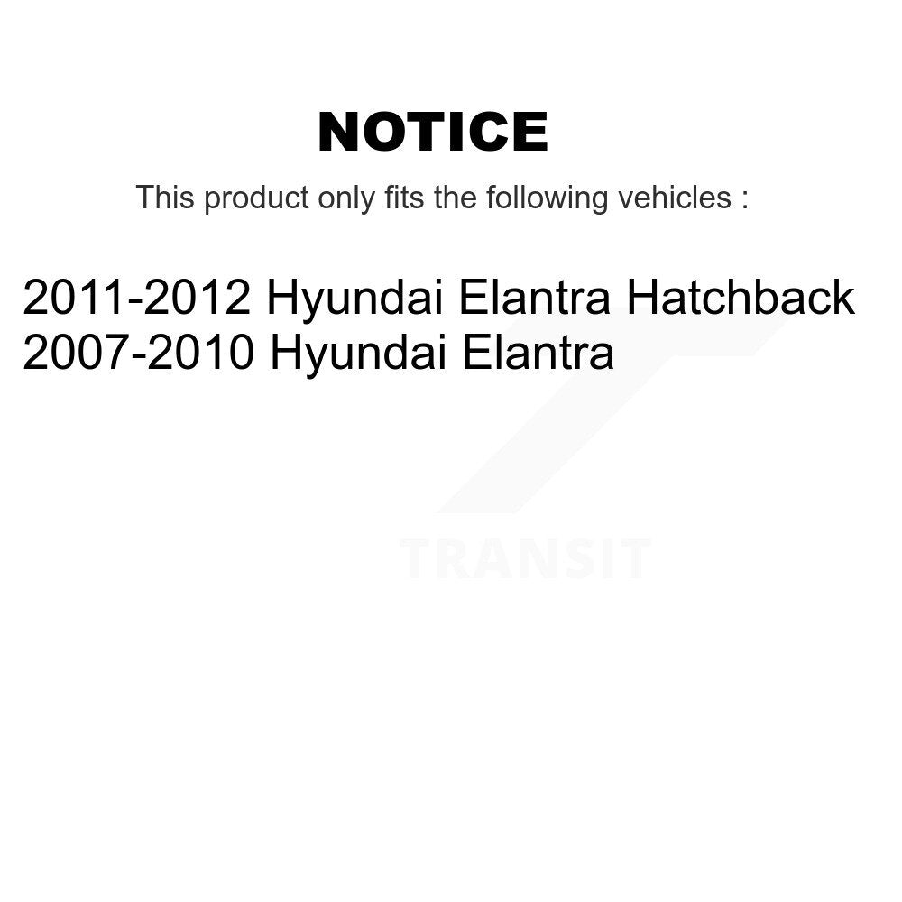 Rear Suspension Strut Shock Mounting Pair For Hyundai Elantra K73-100220