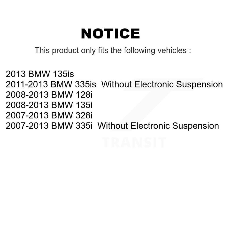 Rear Lower Suspension Strut Hardware Kit Pair For BMW 328i 335i 128i 135i 335is 135is K73-100231