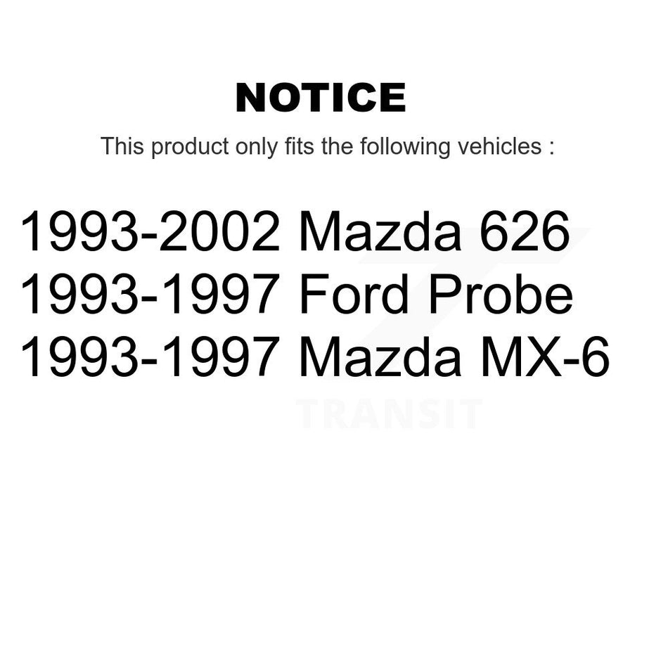 Front Wheel Bearing And Link Kit For Mazda 626 Ford Probe MX-6 K77-100427