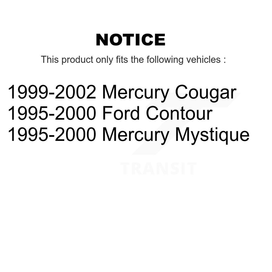 Front Wheel Bearing And Link Kit For Ford Contour Mercury Cougar Mystique K77-100476