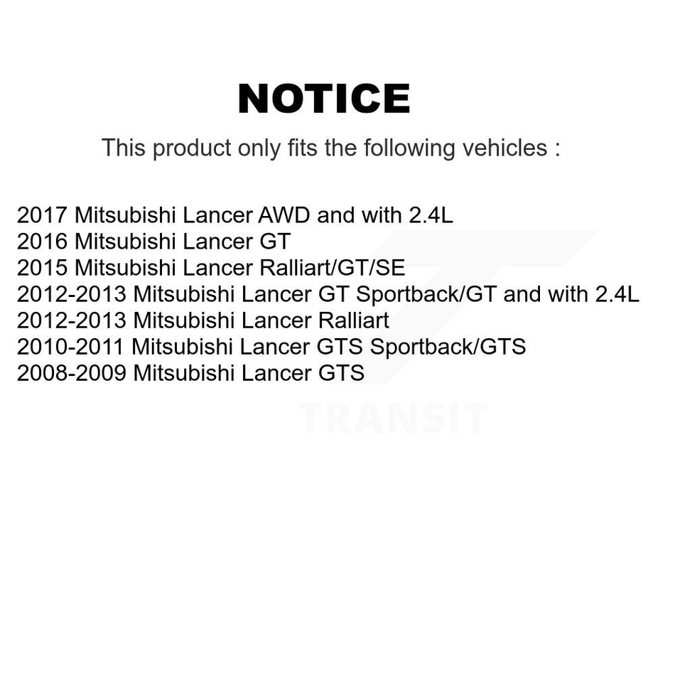 Front Suspension Struts Kit For Mitsubishi Lancer K78-100791