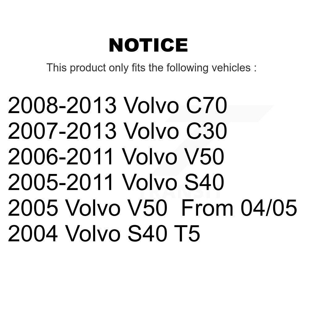 Front Suspension Struts Kit For Volvo S40 C30 V50 C70 K78-100803
