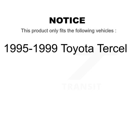 Front Rear Suspension Struts Kit For 1995-1999 Toyota Tercel K78-100880