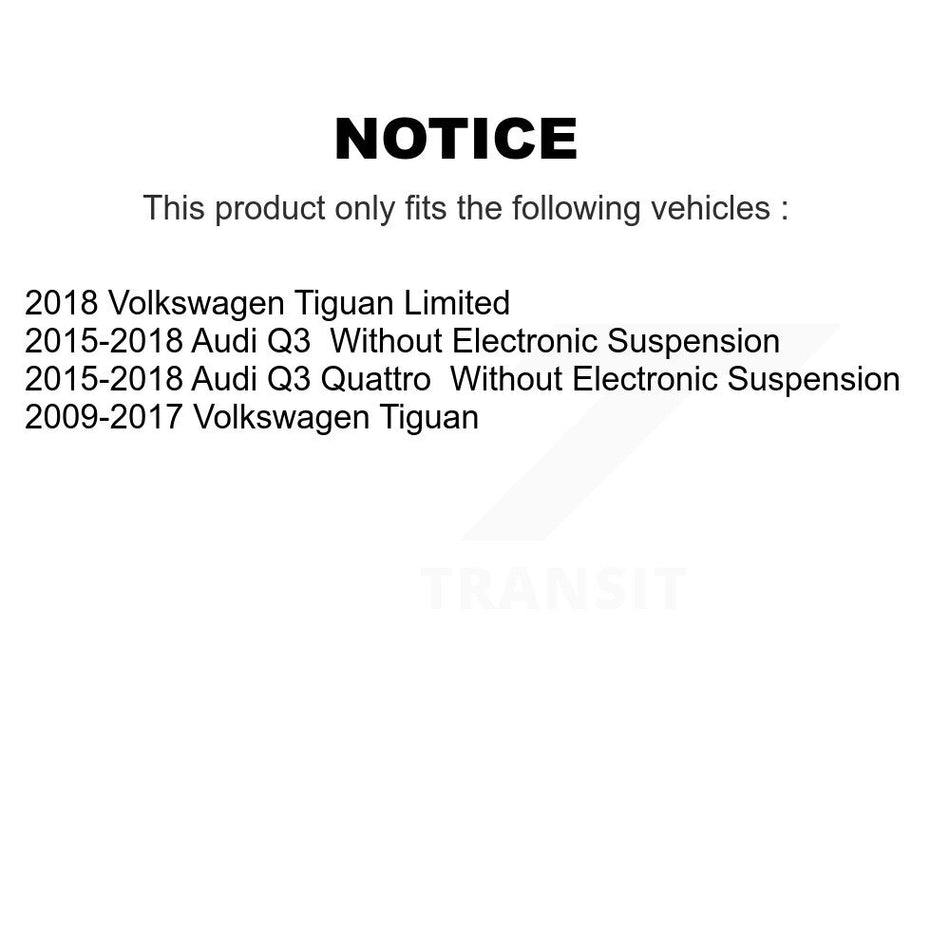 Front Rear Suspension Struts Kit For Volkswagen Tiguan Limited K78-100923