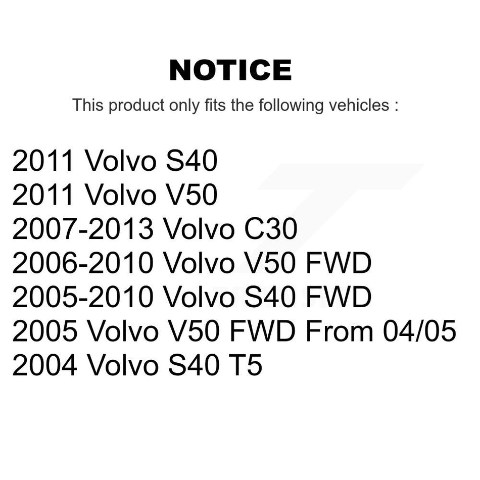 Front Rear Suspension Struts And Shock Absorbers Kit For Volvo S40 C30 V50 K78-101015