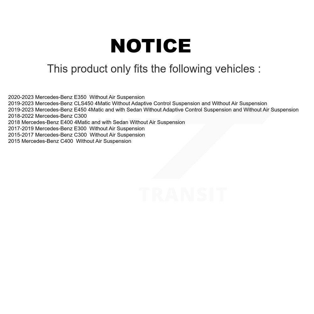 Rear Shock Absorbers Pair For Mercedes-Benz C300 E450 E300 C400 E400 E350 CLS450 K78-101097