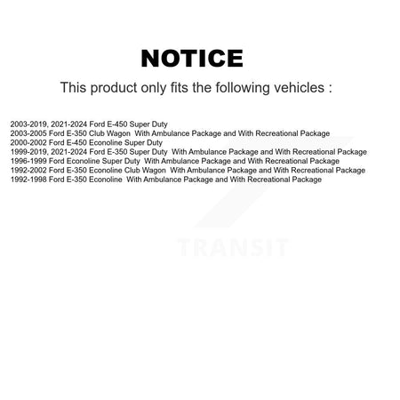 Front Suspension Struts Pair For Ford E-350 Super Duty E-450 Econoline Club Wagon K78-101181