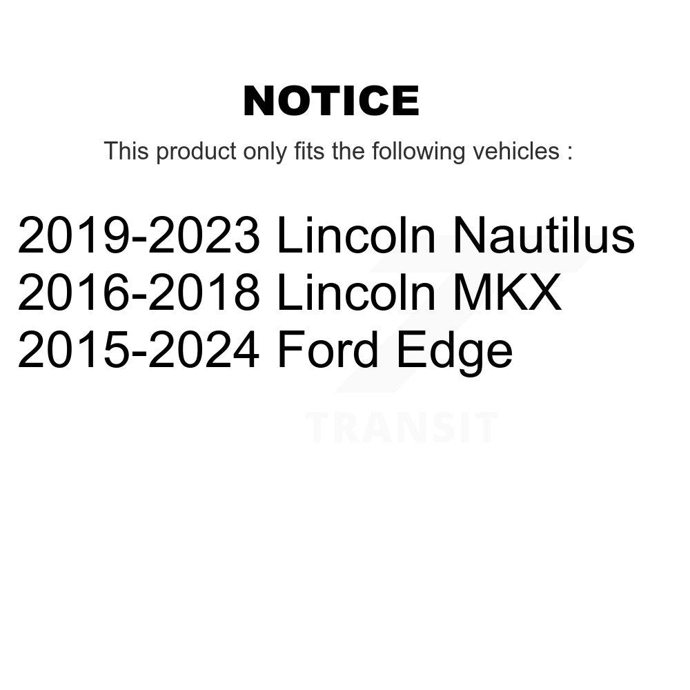 Front Complete Shocks Strut Coil Spring Assembly Kit For Ford Edge Lincoln Nautilus MKX K78A-100485